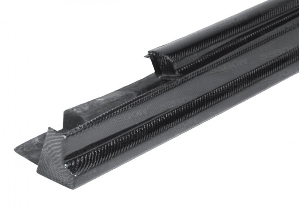 Seibon NS-Style Carbon Fiber Side Skirts | 2009-2020 Nissan 370z (SS0910NS370-NS).