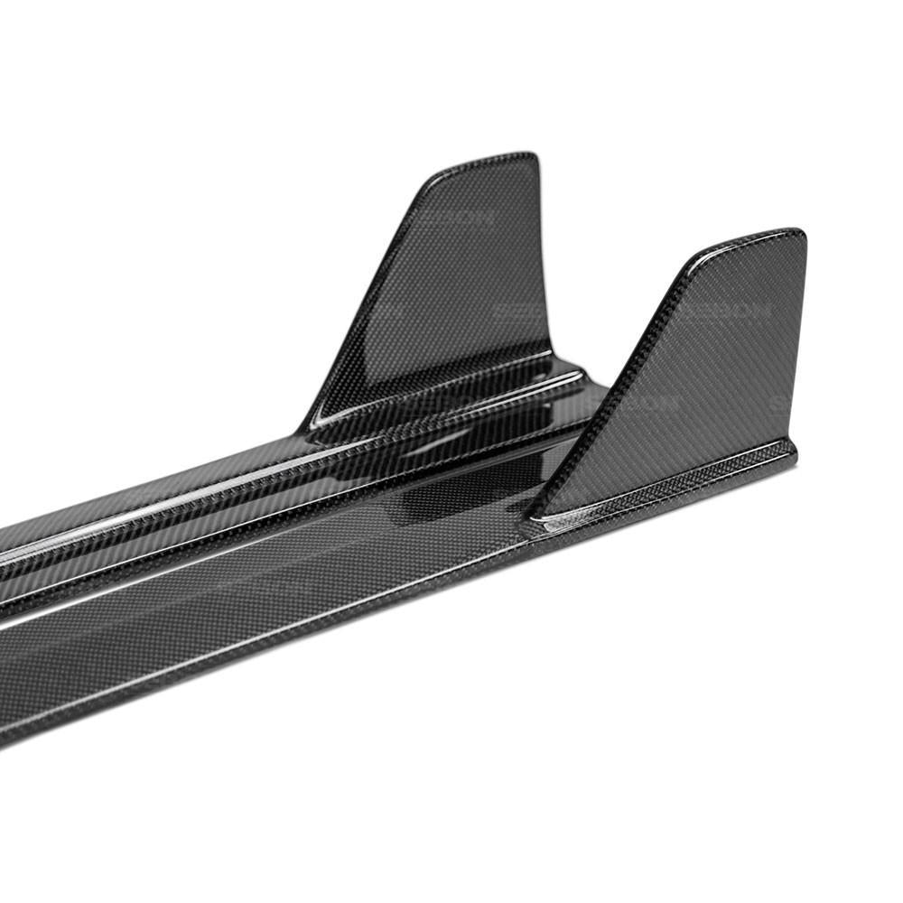 Seibon TR-Style Carbon Side Skirts | 2016-2017 Honda Civic Sedan (SS16HDCV4-TR).