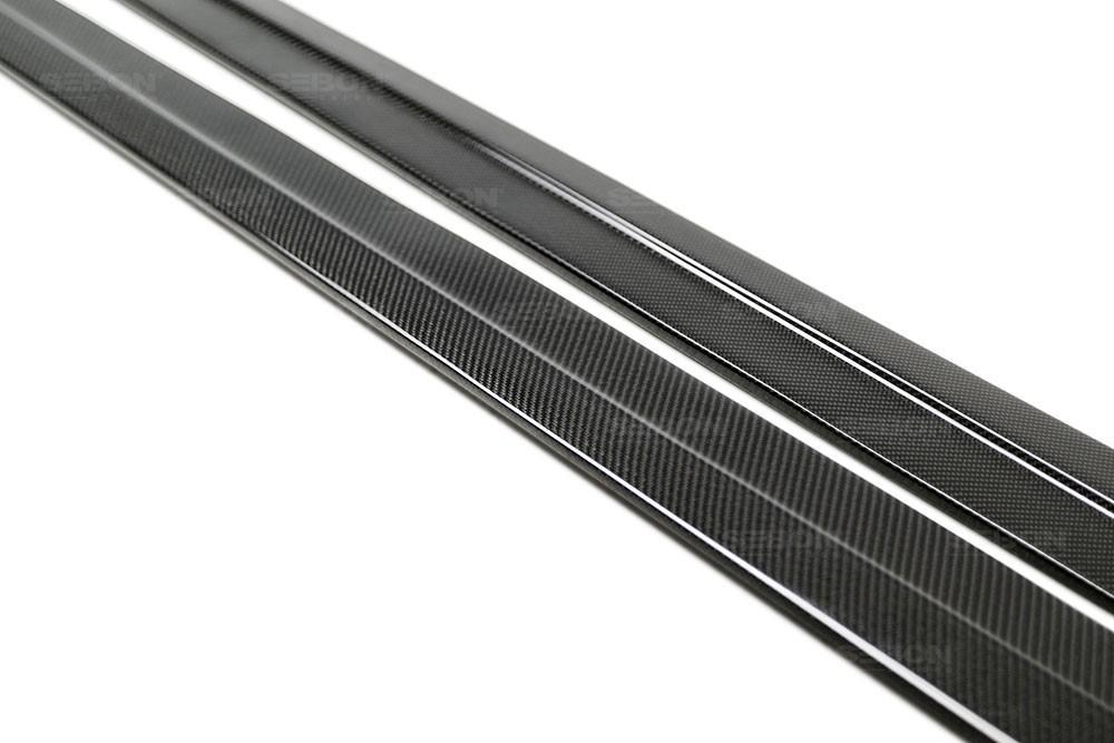 Seibon TR-Style Carbon Side Skirts | 2016-2017 Honda Civic Sedan (SS16HDCV4-TR).