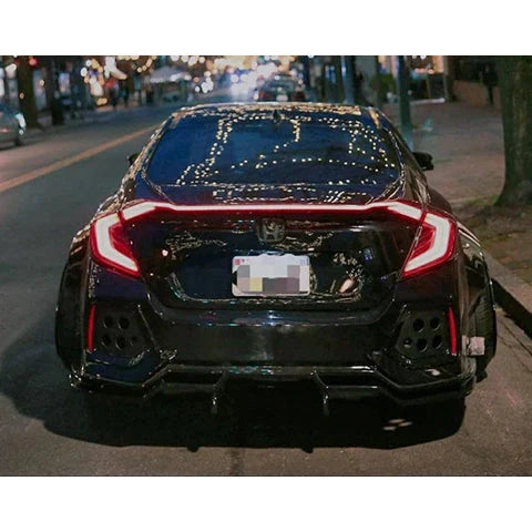 Ski Productions Rear Bumper Vents | 2016-2019 Honda Civic Si Sedan (SP-FC1-RV).