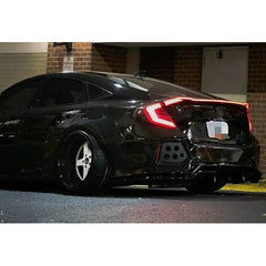 Ski Productions Rear Bumper Vents | 2016-2019 Honda Civic Si Sedan (SP-FC1-RV).