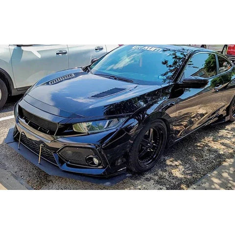 Ski Productions Front Splitter | 2016-2021 Honda Civic Hatch/Si (SP-FK7-SPLITTER).