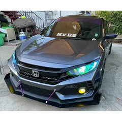 Ski Productions Front Splitter | 2016-2021 Honda Civic Hatch/Si (SP-FK7-SPLITTER).