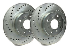 SP Performance Cross Drilled Front Brake Rotors | 2008-2015 Mitsubishi Lancer Evo X (C30-516/P/BP).