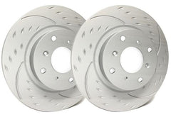 SP Performance Diamond Slotted Rear Brake Rotors | 2018-2020 Fiat 124 and 2016-2020 Mazda MX-5 Miata (D26-5087/P/BP)