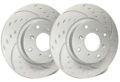 SP Performance Diamond Slotted Rear Brake Rotors | 2018-2020 Fiat 124 and 2016-2020 Mazda MX-5 Miata (D26-5087/P/BP).