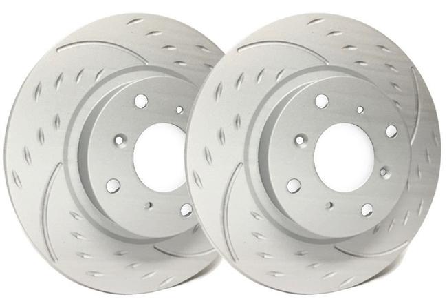 SP Performance Diamond Slotted Front Brake Rotors | 2016-2020 Mazda MX-5 Miata (D26-5092/P/BP)