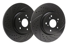 SP Performance Drilled And Slotted Rear Brake Rotors | 2016-2020 Mazda MX-5 Miata (F26-5087/P/BP)