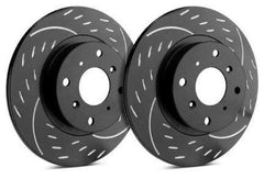 SP Performance Diamond Slotted Rear Brake Rotors | 2018-2020 Fiat 124 and 2016-2020 Mazda MX-5 Miata (D26-5087/P/BP)