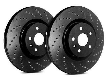 SP Performance Cross Drilled Front Brake Rotors | 2008-2015 Mitsubishi Lancer Evo X (C30-516/P/BP).
