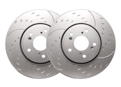 SP Performance Diamond Slotted Rear Brake Rotors | 2018-2020 Fiat 124 and 2016-2020 Mazda MX-5 Miata (D26-5087/P/BP)