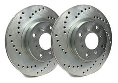 SP Performance Double Drilled and Slotted Rear Brake Rotors | 2016-2020 Mazda Miata (S26-5087/P/BP)