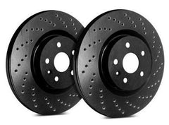 SP Performance Double Drilled and Slotted Rear Brake Rotors | 2016-2020 Mazda Miata (S26-5087/P/BP)