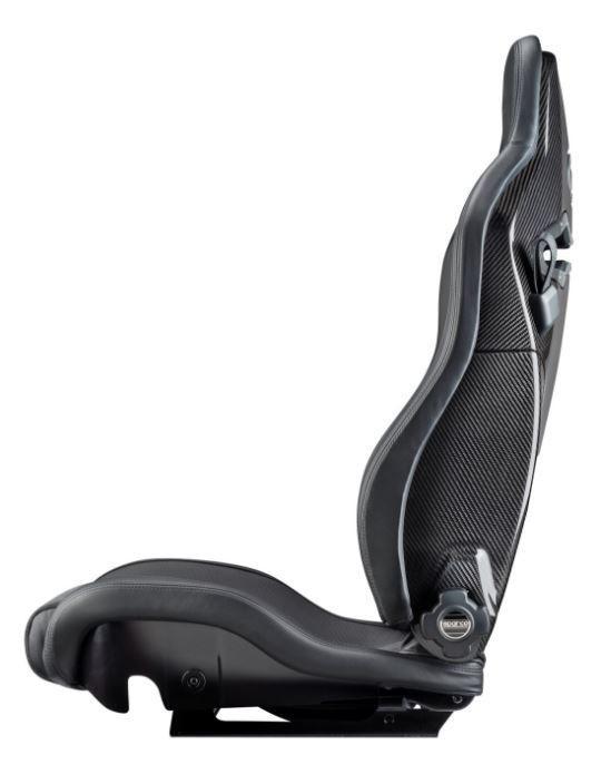 Sparco Street SPX Seats in Carbon Fiber, Leather, & Alcantara (00974ZNRSX/00974ZNRDX).