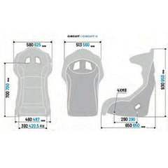 Sparco Circuit II QRT Racing Seat (008011RNR).