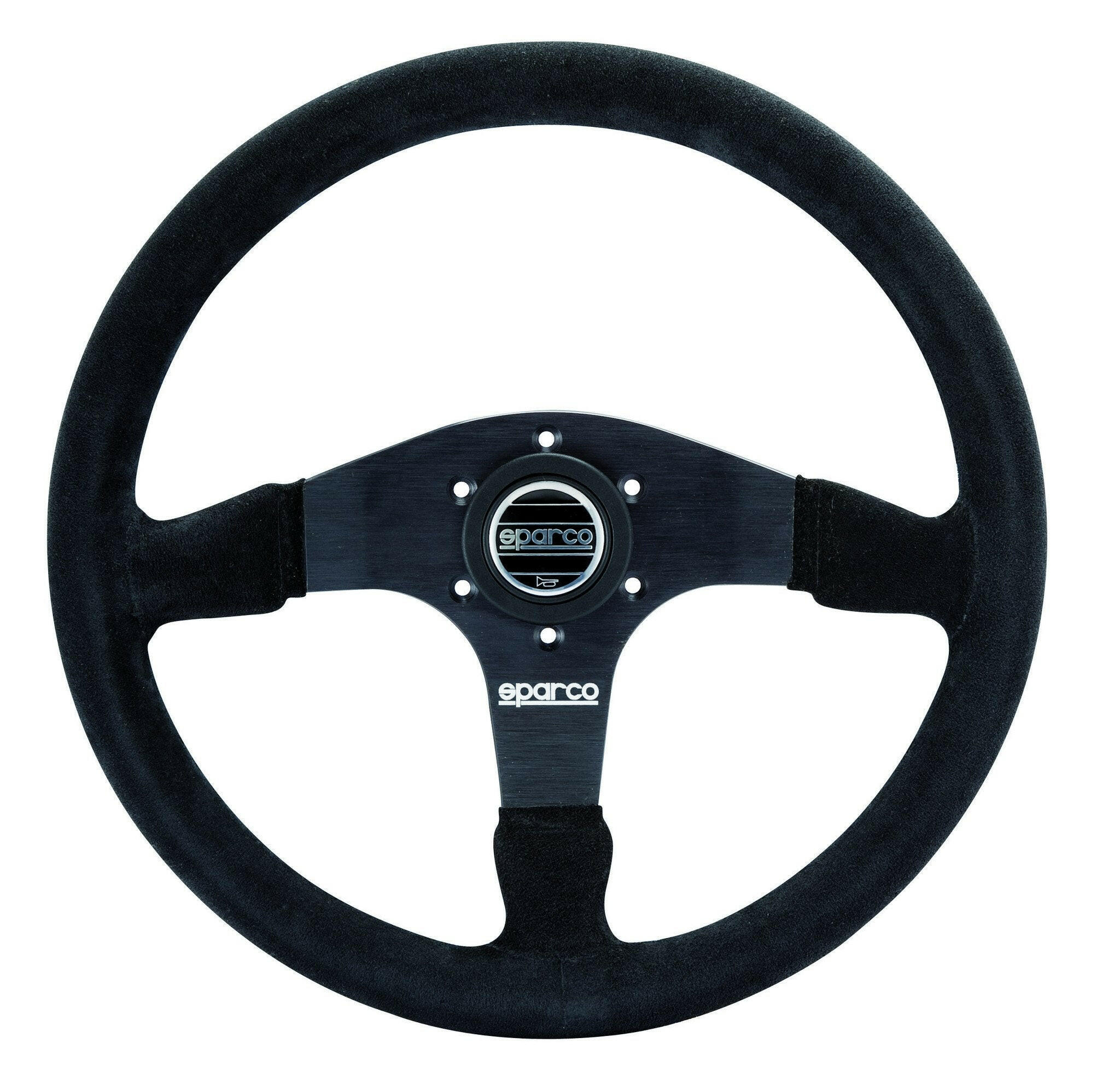 Sparco Black Suede Steering Wheel R375 (015R375PSN).