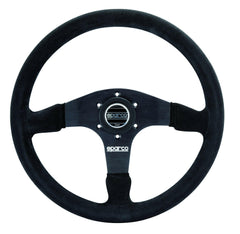 Sparco Black Suede Steering Wheel R375 (015R375PSN).