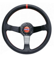 Sparco Champion Black Leather Limited Edition Steering Wheel (015TCHMP).