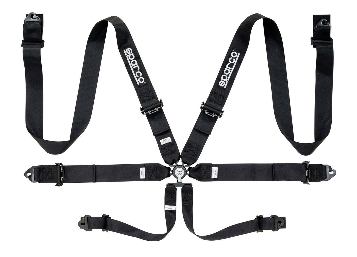Sparco 3” 6-Point Steel Race Harness  (04818RACNR).