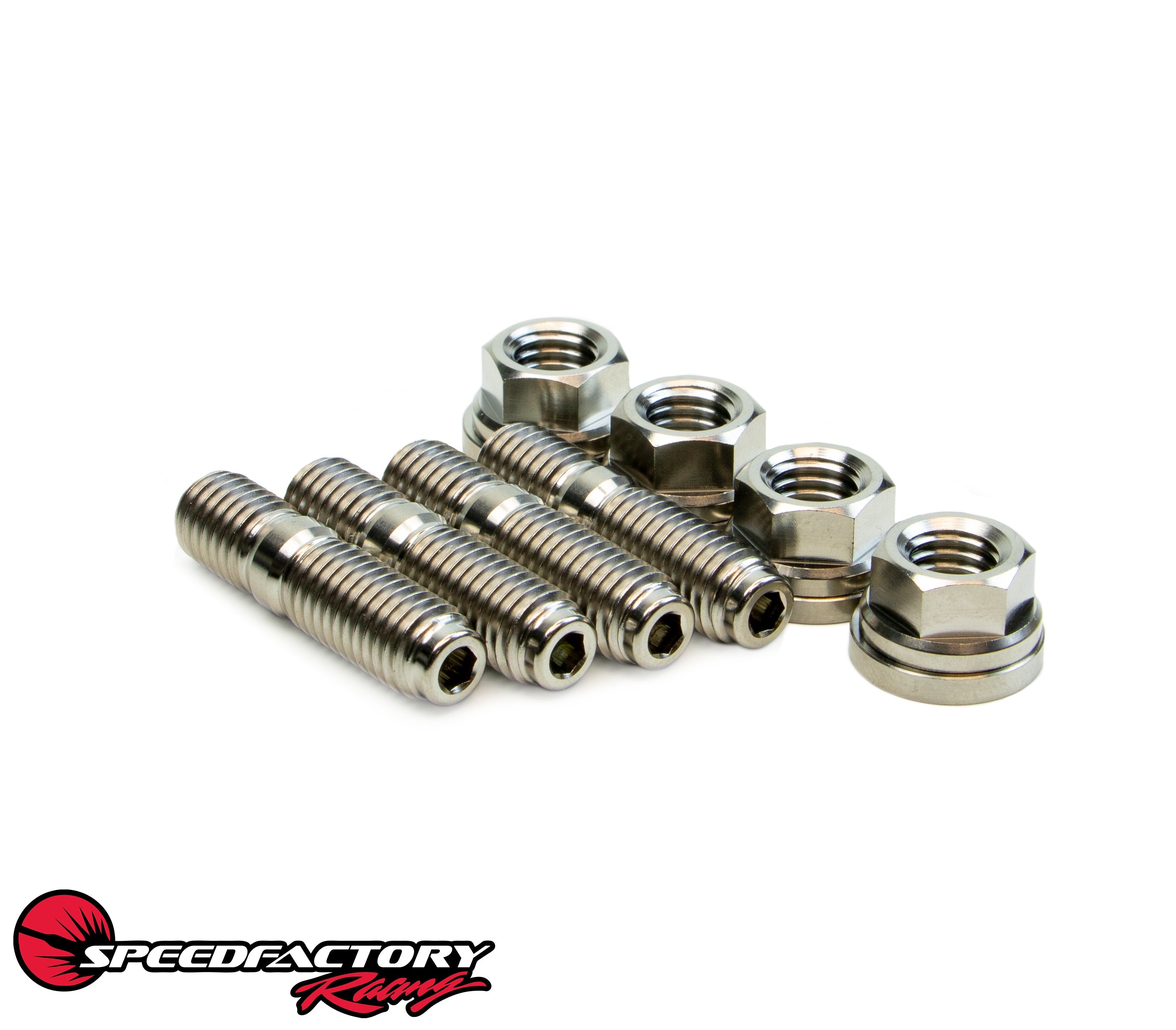 SpeedFactory Racing M10x1.5mmx40mm Titanium Turbo to Manifold Stud Kit (SF-02-081).