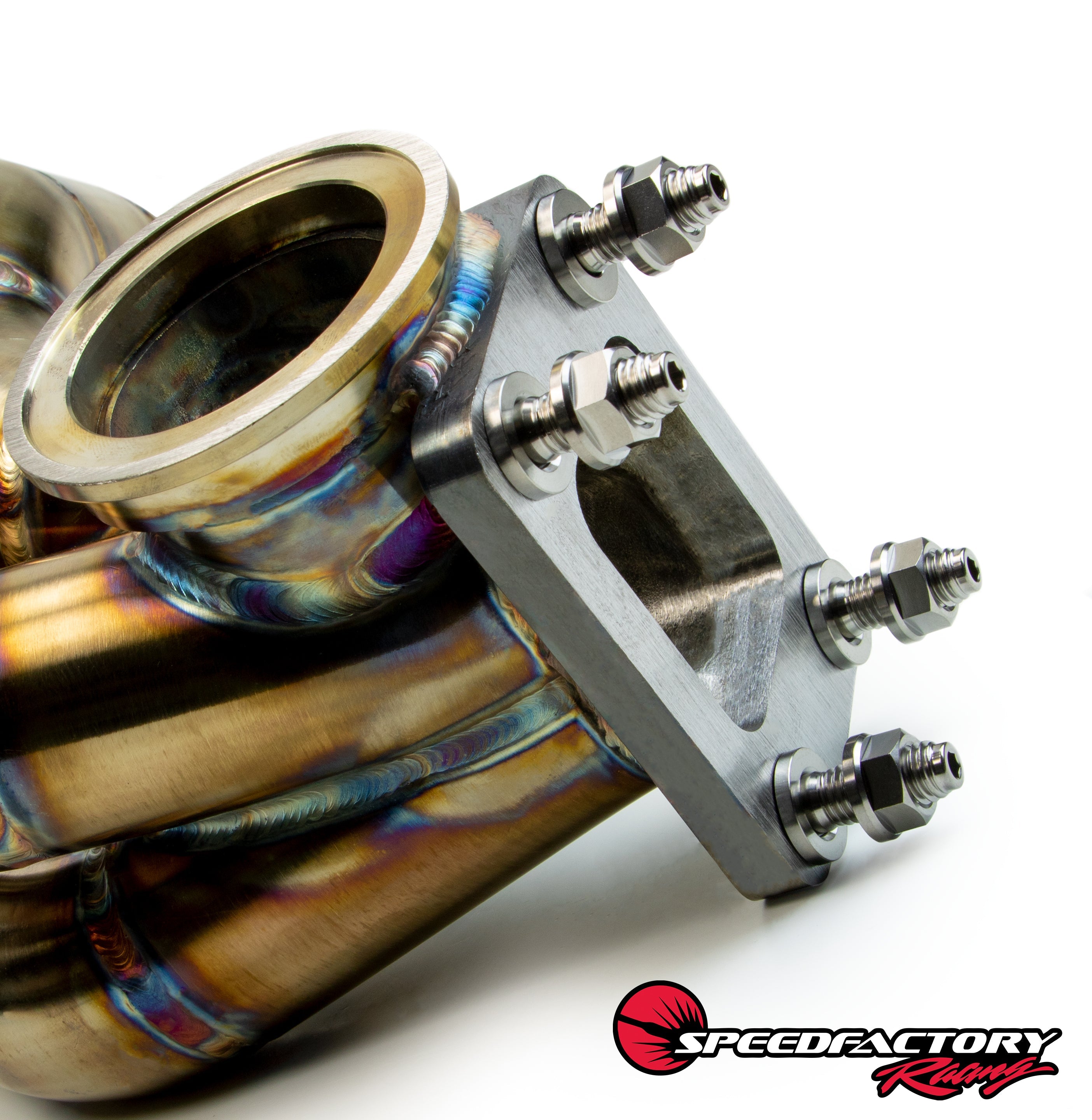 SpeedFactory Racing M10x1.5mmx40mm Titanium Turbo to Manifold Stud Kit (SF-02-081).