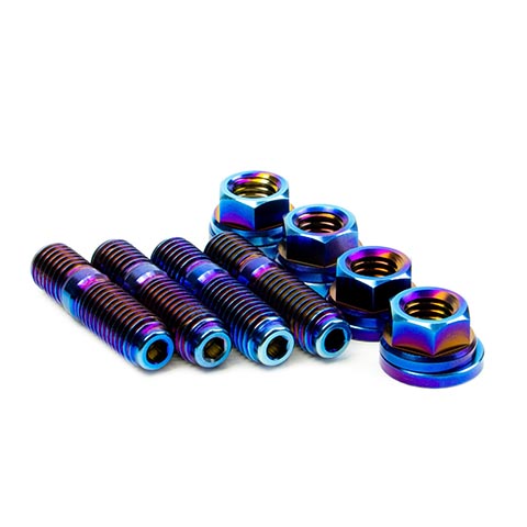 SpeedFactory Racing M10x1.5mmx40mm Titanium Turbo to Manifold Stud Kit (SF-02-081).