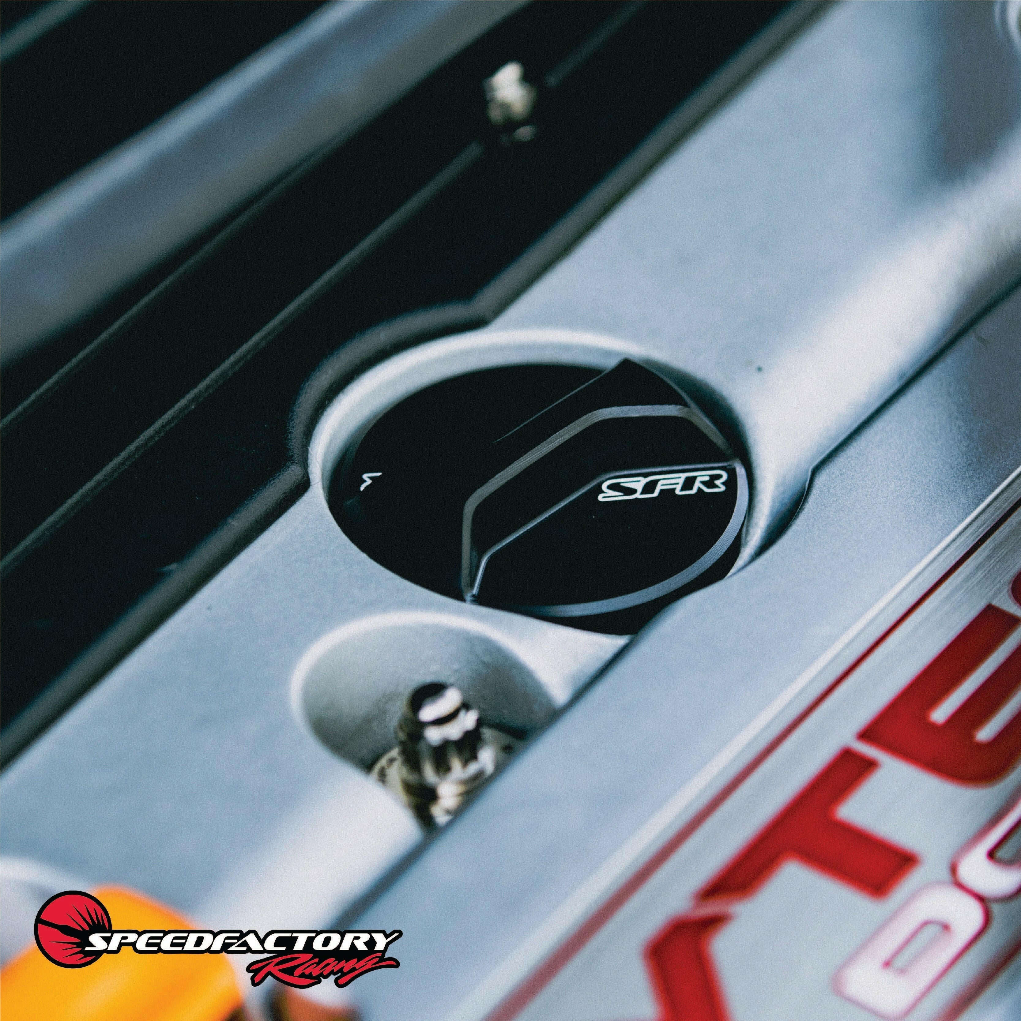 SpeedFactory Racing Classic Grip Billet Engine Oil Cap (SF-02-030).