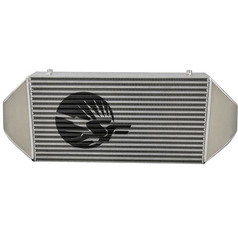 SpeedFactory Racing 850HP-1000HP Dual Backdoor Front Mount Intercooler - 3” inlet / 3” Outlet (SF-06-086)