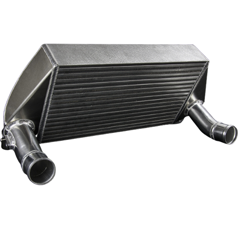 SpeedFactory Racing 600HP Dual Backdoor Intercooler | 2015-2022 Ford Mustang Ecoboost (SF-06-55-002).