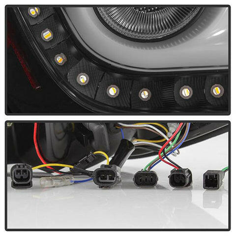 Spyder Light Bar LED Tail Lights | 2016-2019 Honda Civic 4DR (5086051).