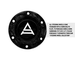 Street Aero Suede Forged Carbon Fiber Steering Wheel.