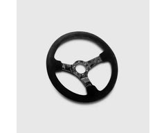 Street Aero Suede Forged Carbon Fiber Steering Wheel.