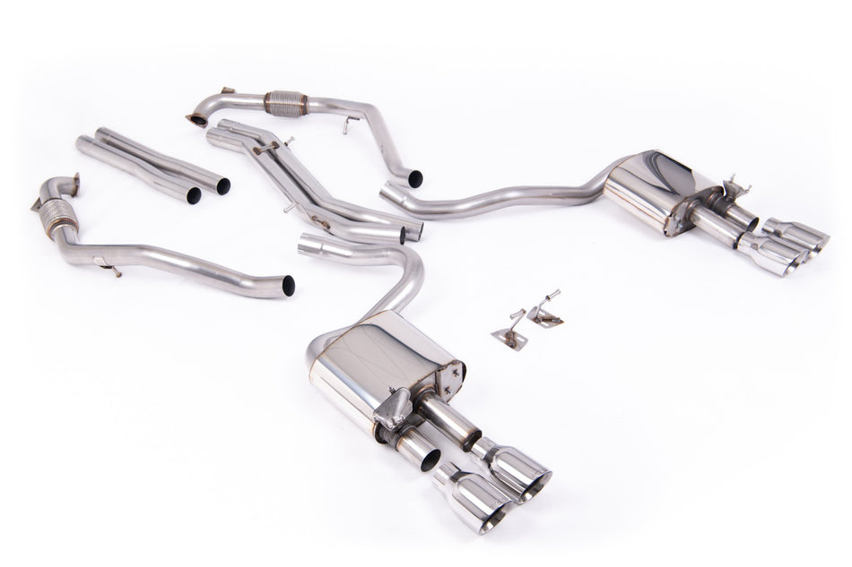 Milltek Non-Resonated Cat-Back Exhaust | Audi S5 B9