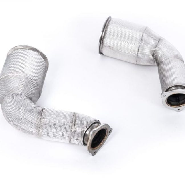 Milltek Large Bore Downpipes with Race Pipes for B9 Audi RS4 &amp; RS5 (OPF / GPF)