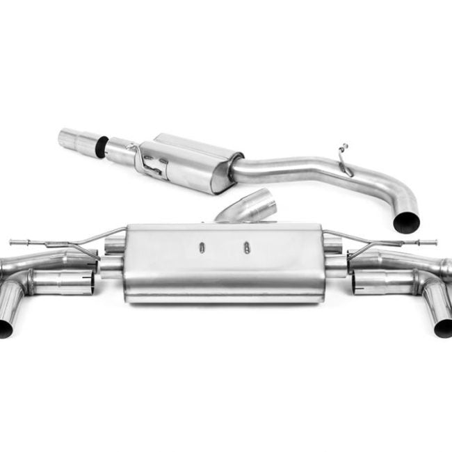 Milltek Valved &amp; Resonated Catback Exhaust System w/ EC Approval for 8Y Audi S3 Quattro (sportback)