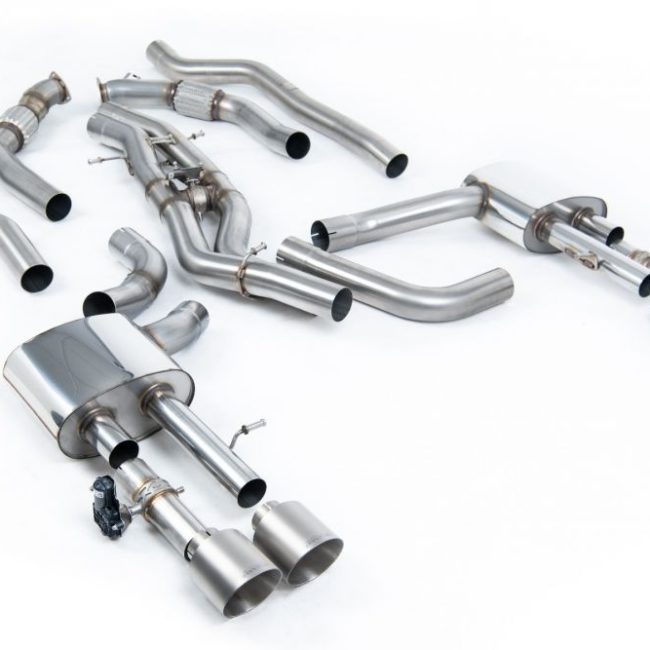 Milltek Valved &amp; Non-Resonated Catback Exhaust System for D5 Audi S8 Long Wheelbase