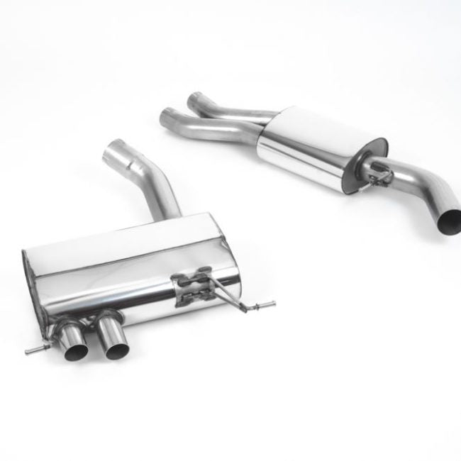 Milltek Secondary Catback Exhaust System with Ceramic Black Tips &amp; EC Approval for E82 / E88 BMW 135i