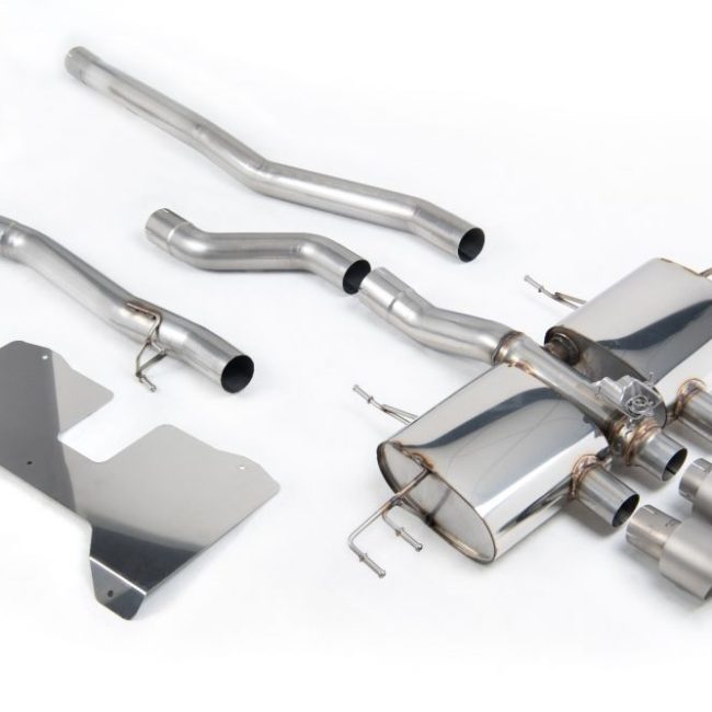 Milltek Valved &amp; Non-Resonated Catback Exhaust System w/ OE-Style Tips for FL5 Honda Civic Type R