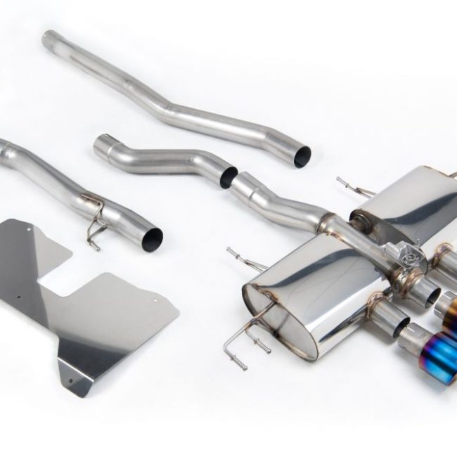Milltek Valved &amp; Non-Resonated Catback Exhaust System w/ OE-Style Tips for FL5 Honda Civic Type R