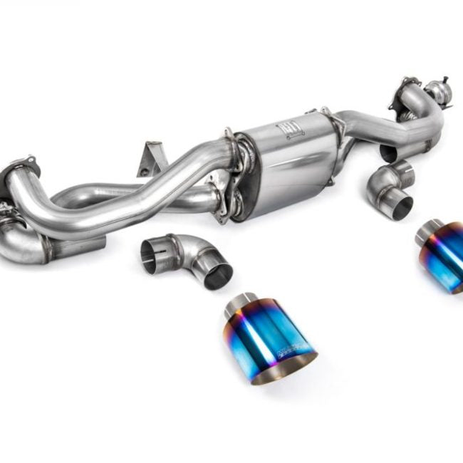 Milltek Valved &amp; Resonated Particulate-Filter-Back Exhaust System for 982 Porsche 718 Boxster GTS 4.0 / Cayman GT4 (pre-Feb)