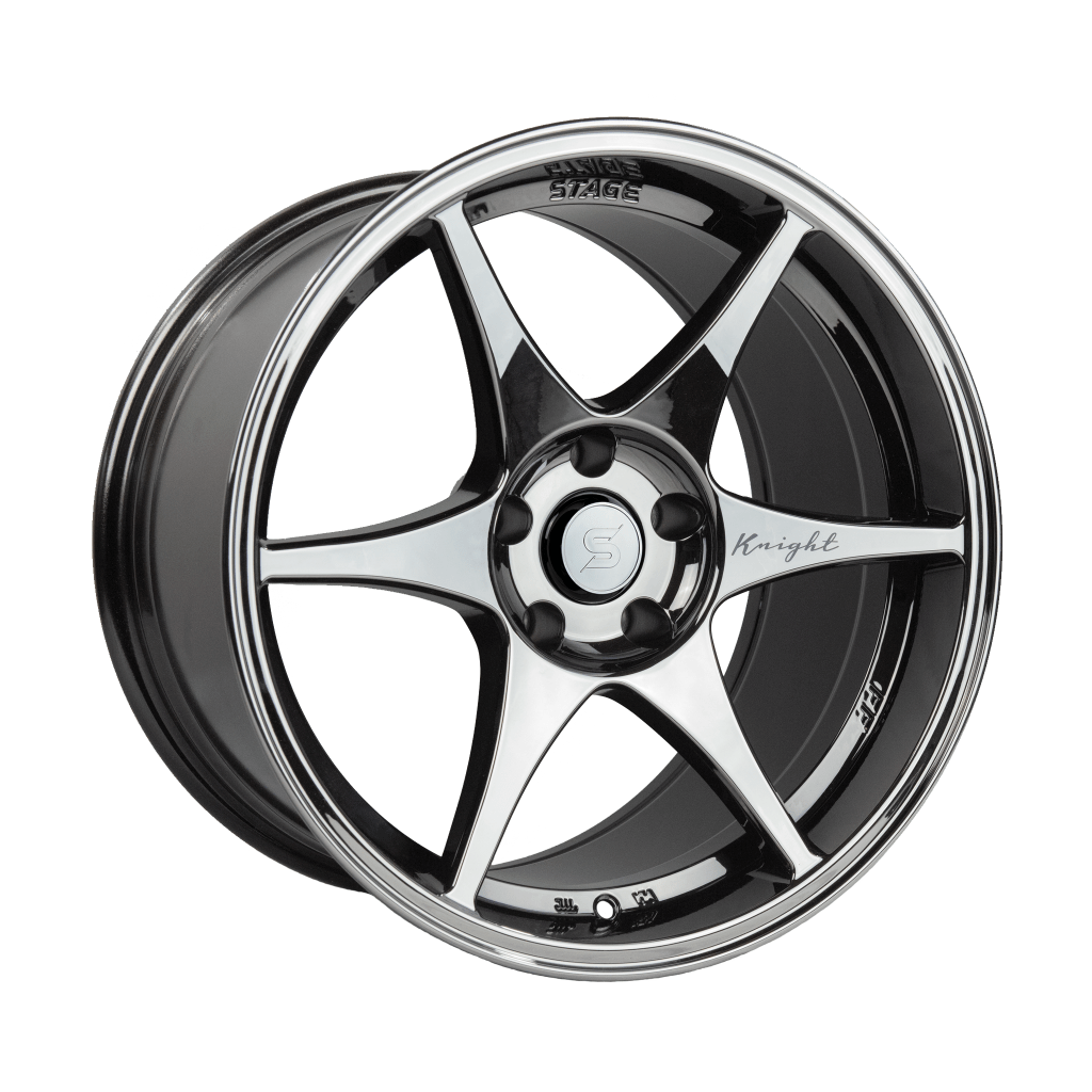 Stage Wheels - Knight - 5x114.3 18” - Black Chrome