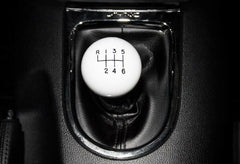 Steeda S550 6-Speed Shift Knob - White | 2015-2017 Ford Mustang (203-E226ULSI20).