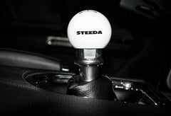 Steeda S550 6-Speed Shift Knob - White | 2015-2017 Ford Mustang (203-E226ULSI20).