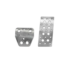 Steeda S550 Automatic Transmission Pedal Kit | 2015+ Ford Mustang (Ecoboost, V6, GT) (555-1271).