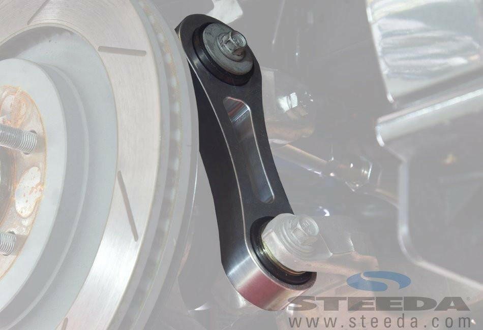 Steeda Billet Vertical Links w/ Delrin Bushings | 2015+ Ford Mustang (555-4121).