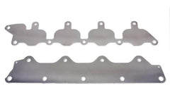 STM 4G63 Head to Manifold Block Off Plates | 1996-2006 Mitsubishi Evo 4-9 (STM-4G63-EXH-BKF / STM-EVO-INT-BKF).