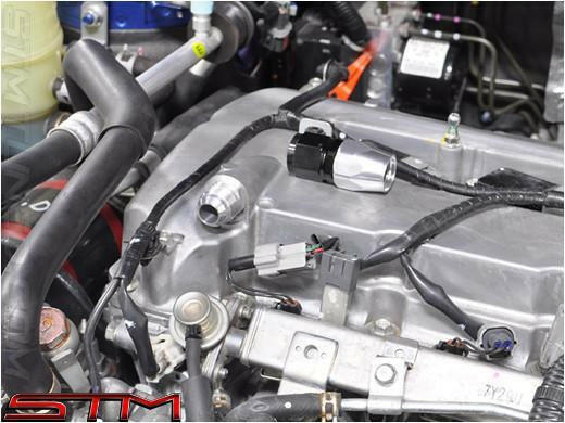 STM Aluminum Valve Cover Fittings | 2008-2015 Mitsubishi Evolution X (STM-VCF-EVOX).