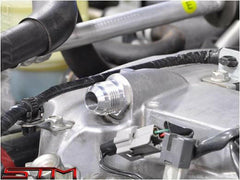 STM Aluminum Valve Cover Fittings | 2008-2015 Mitsubishi Evolution X (STM-VCF-EVOX).