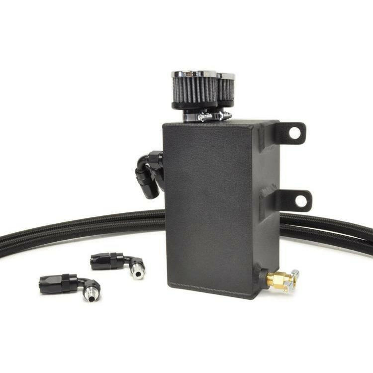 STM Transmission-Mount Engine Oil Catch Can | 2003-2006 Mitsubishi Evo 8/9 (STM-EVO89-CC-TM2).