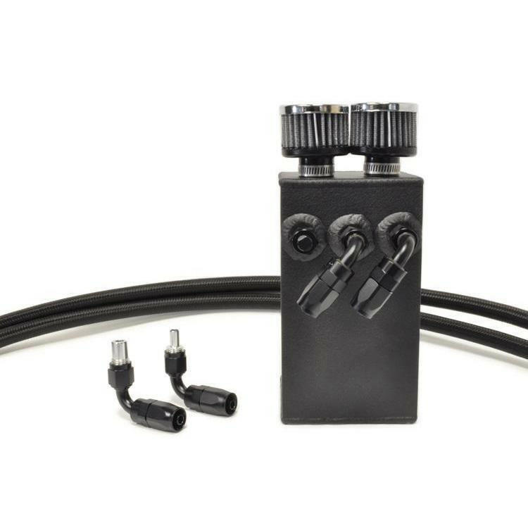 STM Transmission-Mount Engine Oil Catch Can | 2003-2006 Mitsubishi Evo 8/9 (STM-EVO89-CC-TM2).